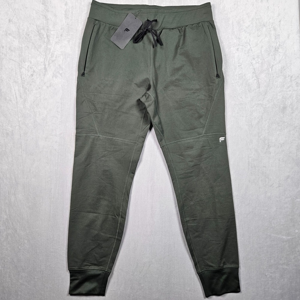 NEW Fabletics The Altitude Jogger Pants Mens Large Pine Shadow Green *Defect